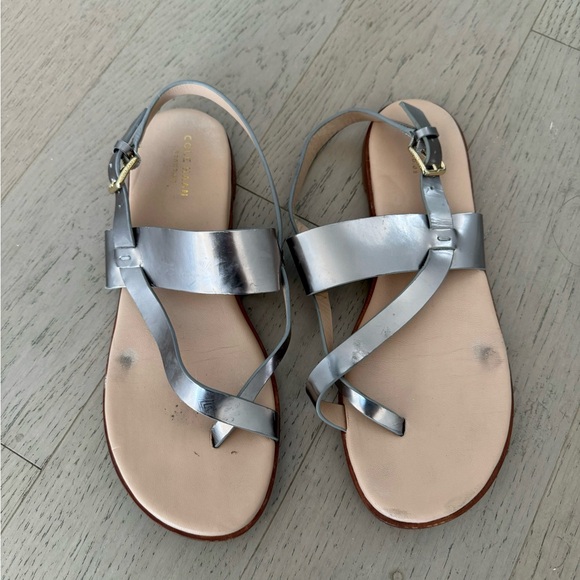 Cole Haan Anica Thong Sandal in Metallic - Picture 3 of 5